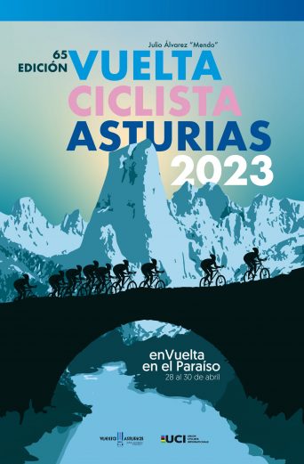 Cartel de la Vuelta a Asturias 2023